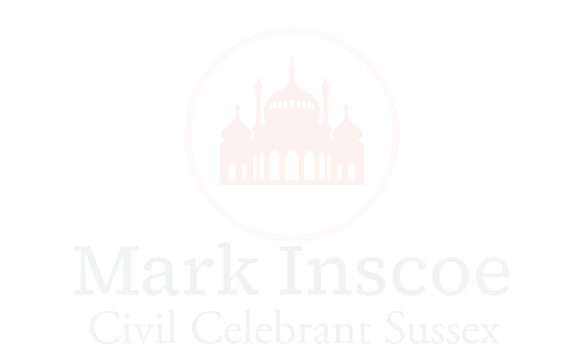 Mark Inscoe Civil Celebrant Sussex Logo white